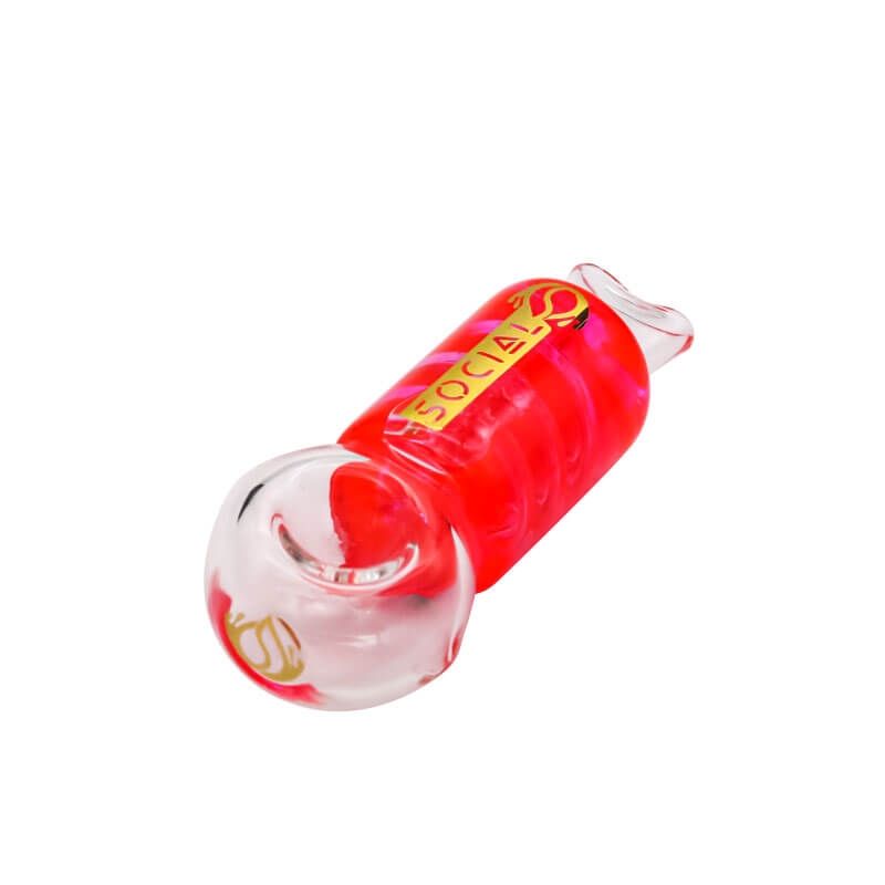 Social Gel Series NYX with Coil Perc Handpipe (SO-HP-02) | 4 inch - image 4 of 5