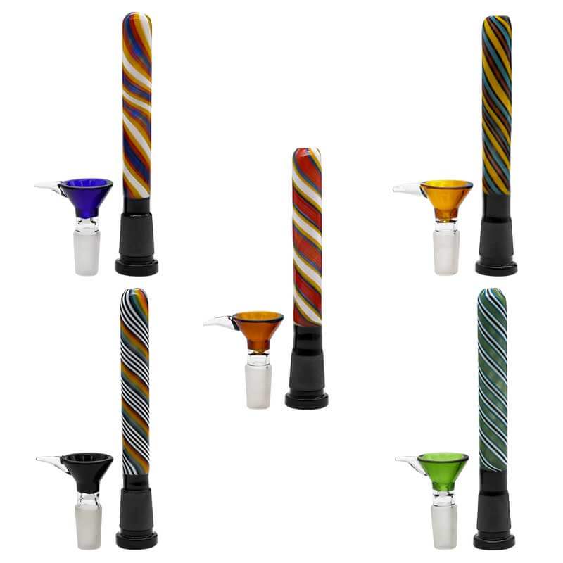 Social Wig Wag Downstem & Bowl Pack | 5.5 inch | Assorted Colors product image