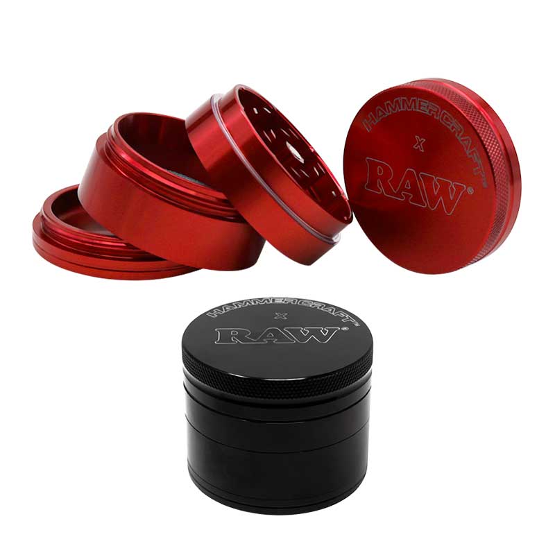 Hammercraft x RAW 4-Piece Grinder | 2.2 inch product image