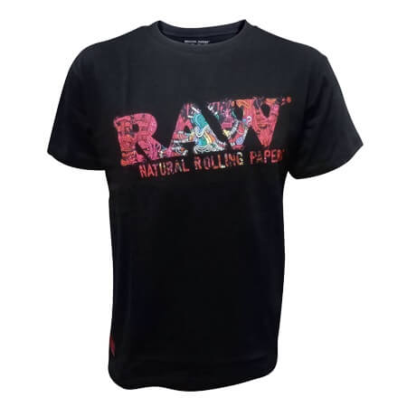 RAW x Rolling Papers Ghost Shrimp Logo Shirt (with Stash Pocket) product image