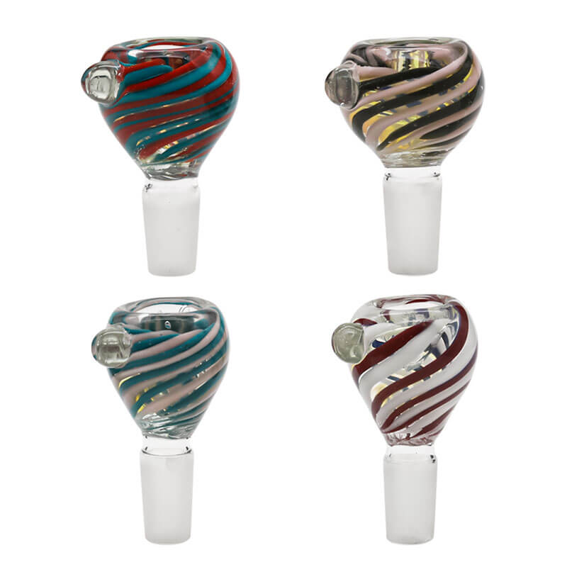 Fancy Swirl Bowl (SB-543) | 14mm | Male | Assorted Colors product image