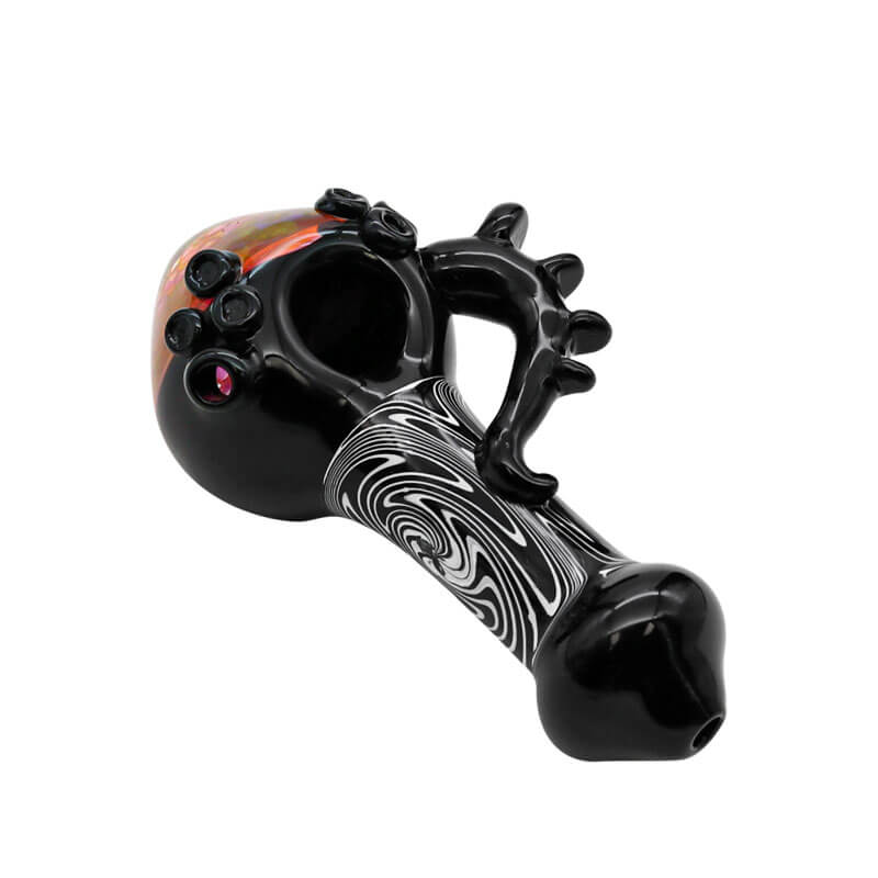 Honeycomb Horn with Reverse Artwork Handpipe (SB-2859) | 5 inch product image