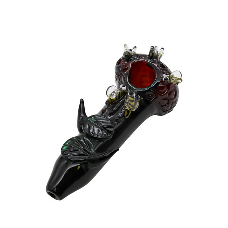 Black Bee Hive Handpipe (SB-2055) | 5 inch product image