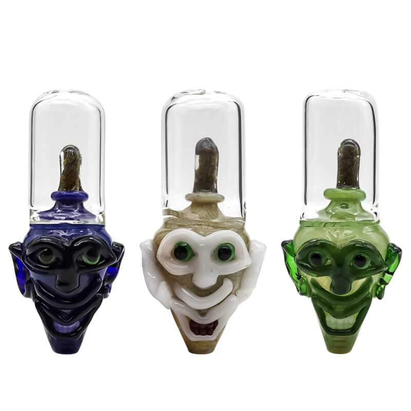 Devil Steamroller Handpipe (SB-2722) | 5 inch | Assorted Colors product image