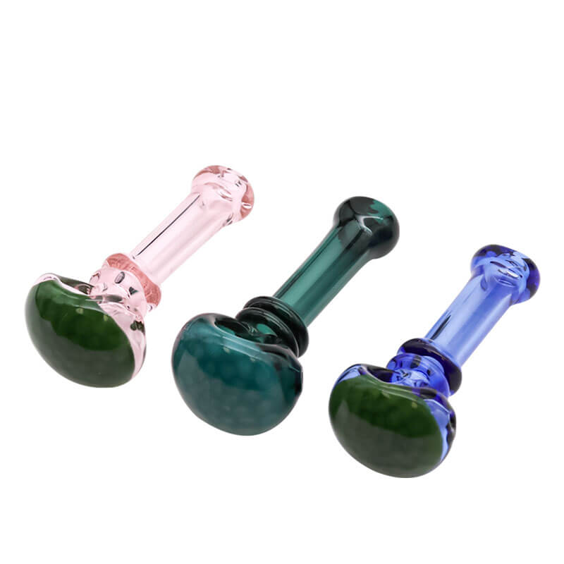 Frit Two Ring Honeycomb Handpipe (SB-2913) | 3.5 inch | Assorted Colors product image