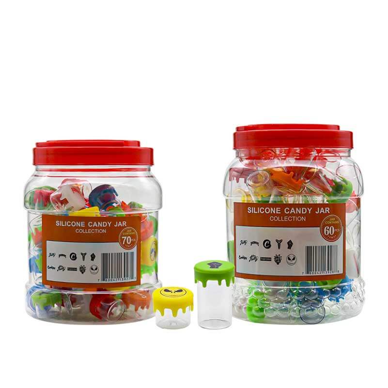 Glass Jar with Silicone Lids product image