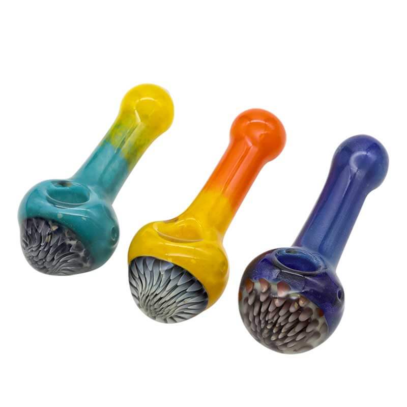 Front Honeycomb Frit Handpipe (SB-884) | 5 inch product image