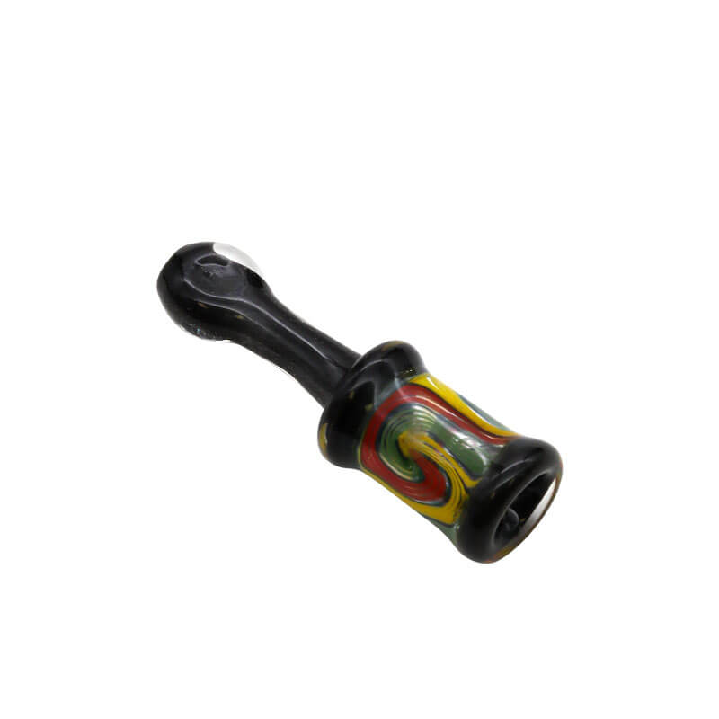 Rasta Reverse Artwork Chillum (SB-3102) | 3 inch  product image