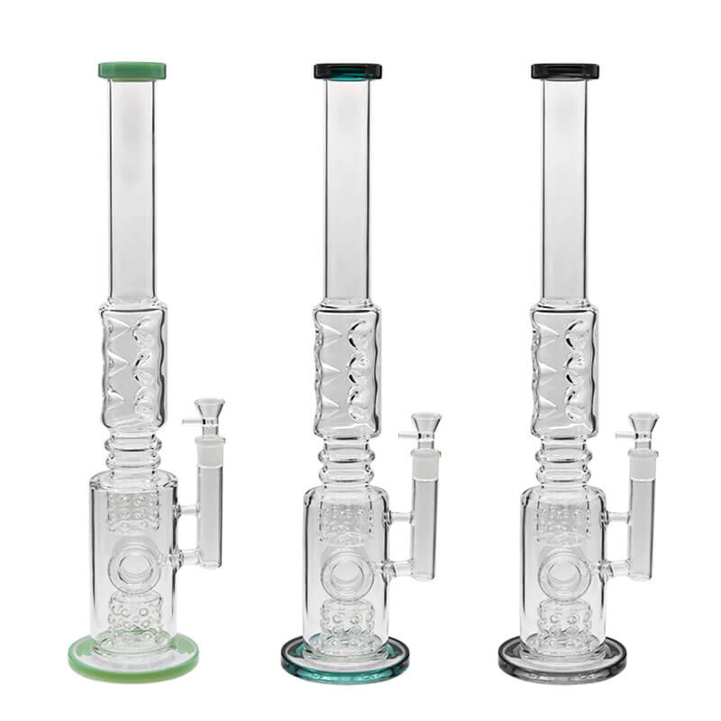 Multi Perc Juicy Waterpipe (DSJ-010) | 22 inch | Assorted Colors product image