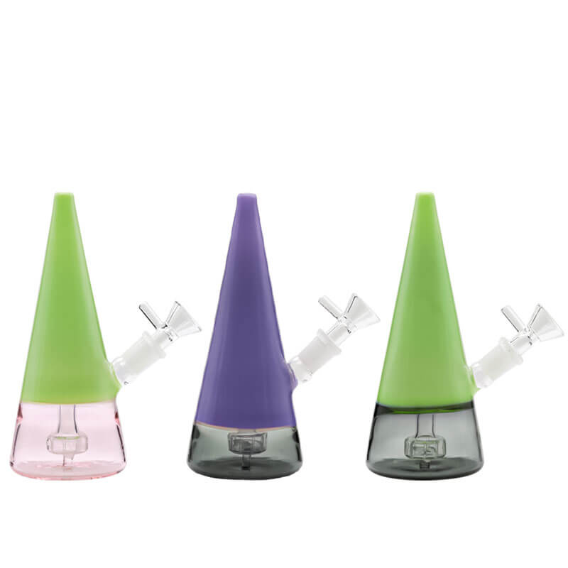 Futuristic Beacon Cone Waterpipe (WG-189) | 7 inch | Assorted Colors product image