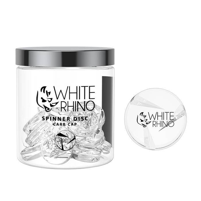 White Rhino Spinner Disc Carb Cap | 20 Count Jar product image