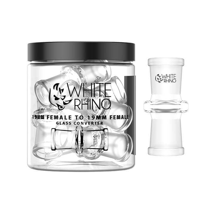 White Rhino 19mm Female to 19mm Female Converter (GC1003) | 9 Count Jar product image