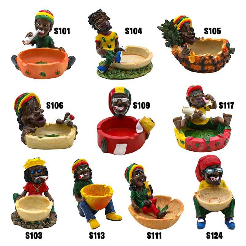 Rasta Resin Ashtray | Small  product image