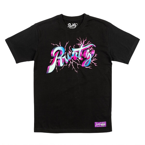 RUNTZ Broken Scripts Tee | Black (321-40235-BLK) (MSRP $40) - image 1 of 3