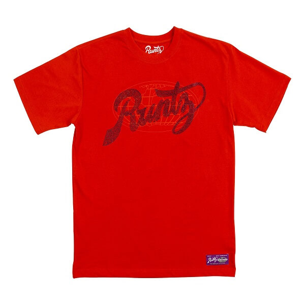 RUNTZ Stoned Scripts Tee | Red (321-40236-RED) (MSRP $40) - image 1 of 3