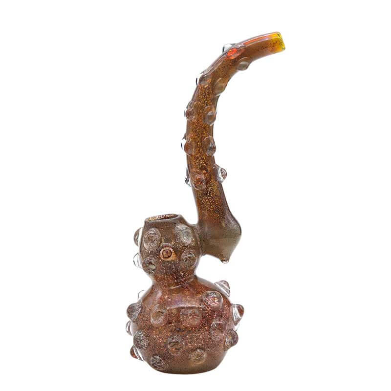 Octopus Dotted Fumed Bubbler Handpipe (SHB-31) | 9.5 inch product image