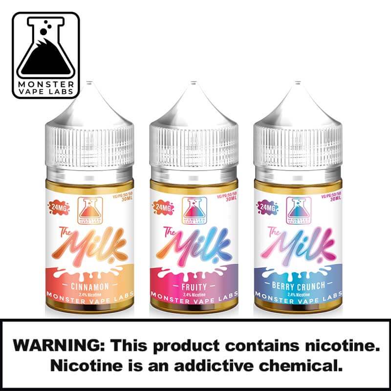 The Milk by Monster Lab Salt Nicotine E-Liquid 30ml product image