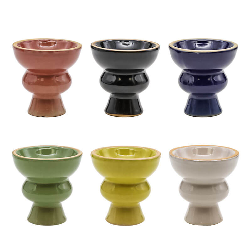 Badshah Ceramic Hookah Bowl | Large | Assorted Colors product image