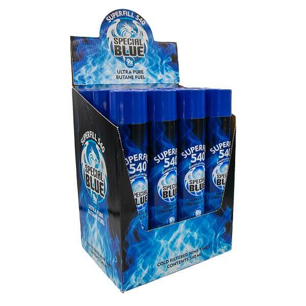 Special Blue Superfill 540 Butane Fuel | 9X | 540ml | 12 Count Display product image