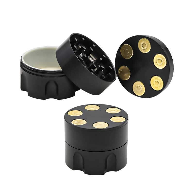 Revolver Bullet Cylinder 3 Part Grinder (HX-239-B) | 50mm product image
