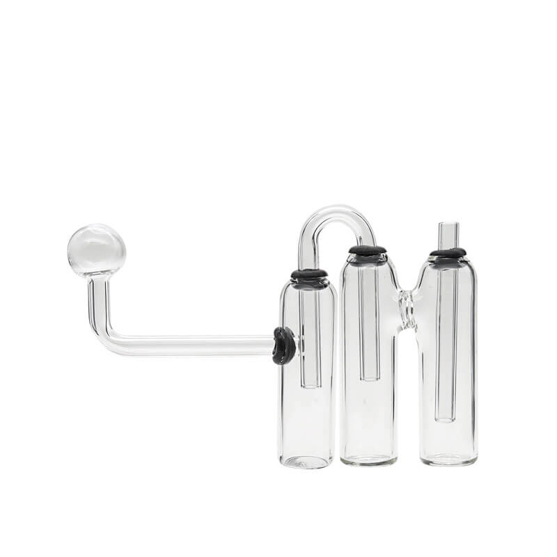 Triple Chamber Mini OB Waterpipe (BG-571) | 4 inch product image