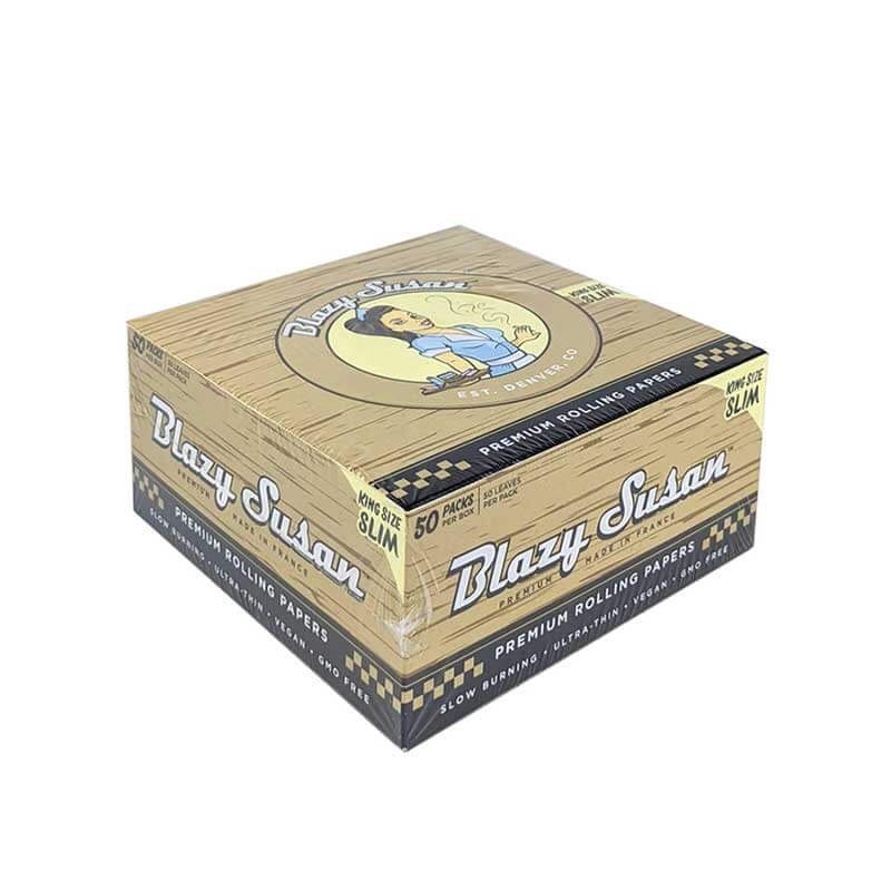 Blazy Susan Unbleached Papers | King Size Slim | 50 Count product image
