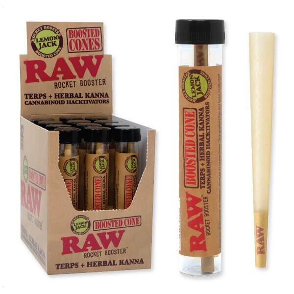 RAW Rocket Boosted Cones | 12 Count Display product image