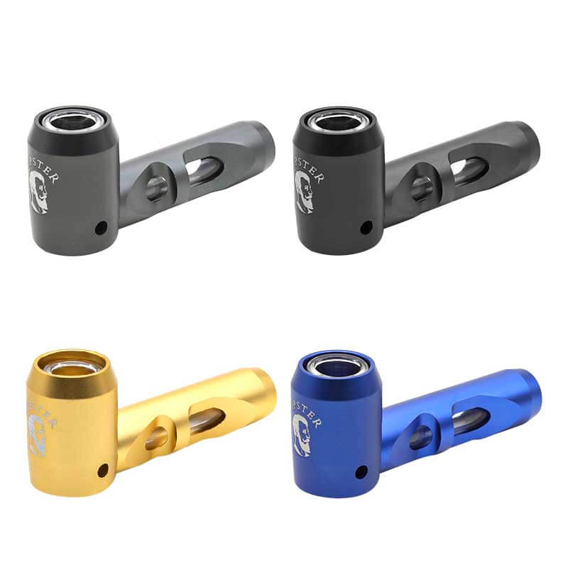 Hipster MODO Aluminum Handpipe with Glass Bowl (YD1100) | 3 inch | Assorted Colors product image