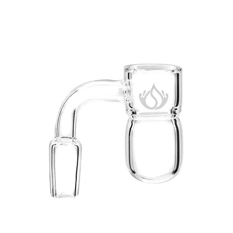 Social Butter Cup Beveled Top Deep Quartz Banger (Q751) | 14mm | Male product image