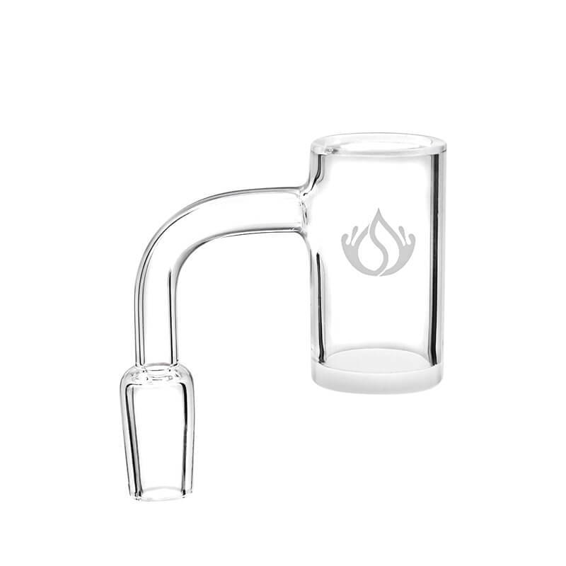 Social Beveled Top Deep Quartz Banger (Q355) | 14mm | Male product image