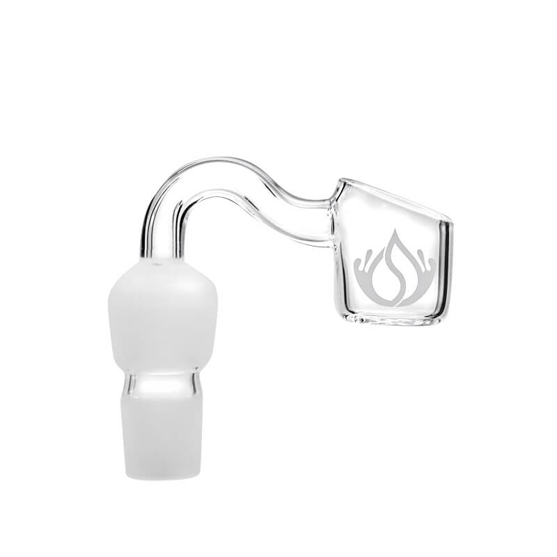 Social Swirl Side Car 2mm Quartz Universal Banger (Q439) | 14mm to 19mm | Male product image