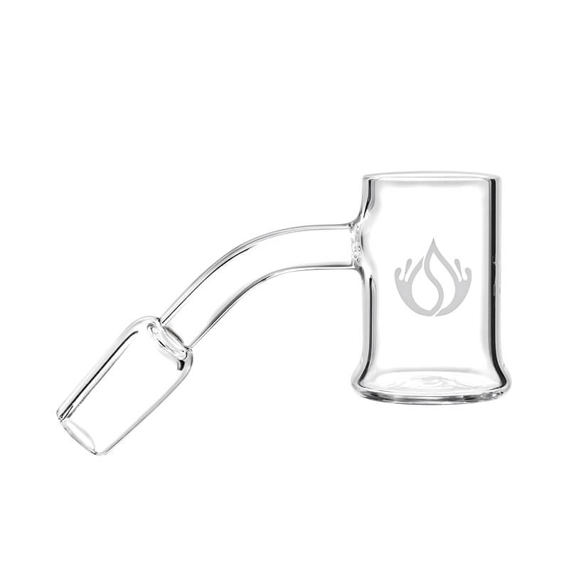 Social Flat Top Cup 45 Degree Quartz Banger (Q319) | 14mm | Male product image