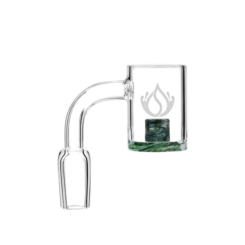 Social Marble Based Core Reactor Quartz Banger (Q583) | 14mm | Male | Assorted Colors product image