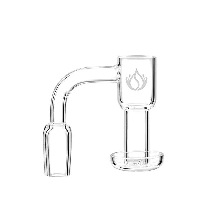 Social Terp Slurper with Clear Base Quartz Banger (Q331) | 14mm | Male product image