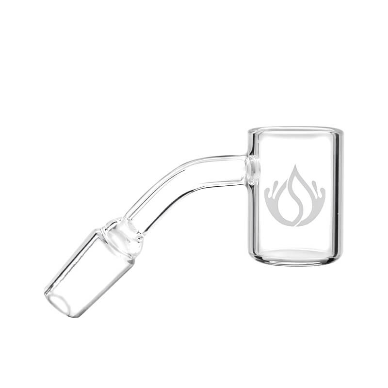 Social Flat Top 45 Degree Quartz Banger (Q271) | 14mm | Male product image