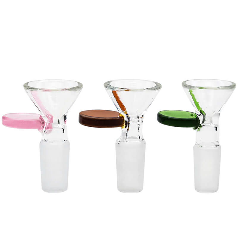 Round Color Handle Clear Bowl (Q315) | 14mm | Male product image
