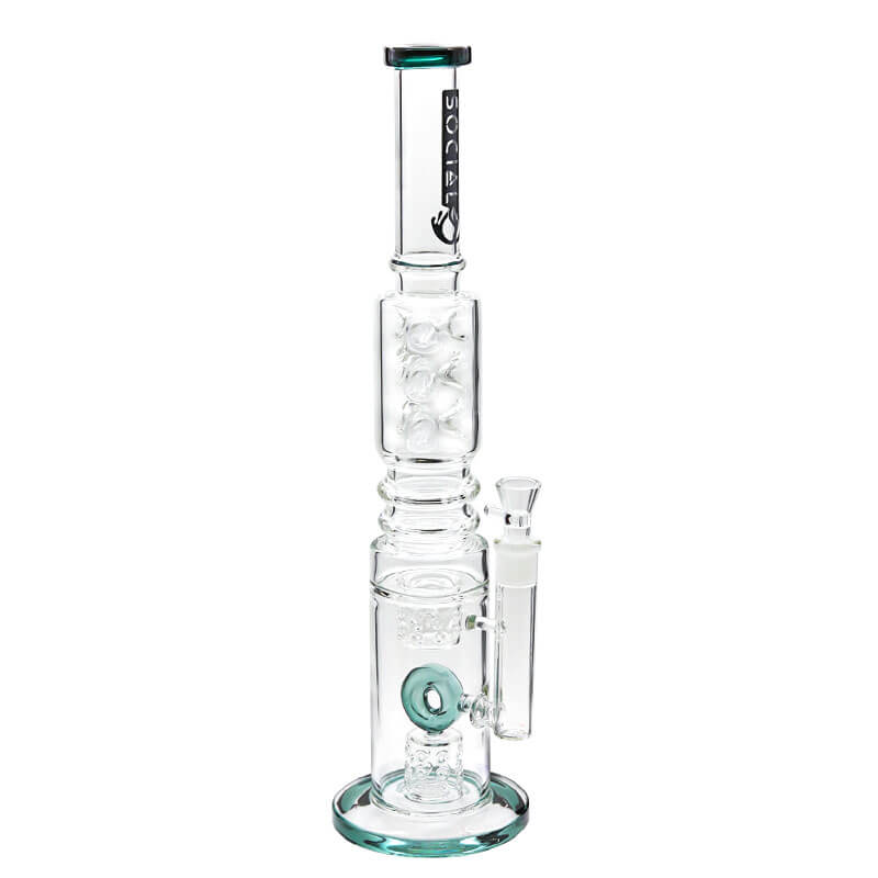 Social CYCLOPS Multi Perc Juicy Waterpipe (A826) | 20 inch | Assorted Colors - image 3 of 3