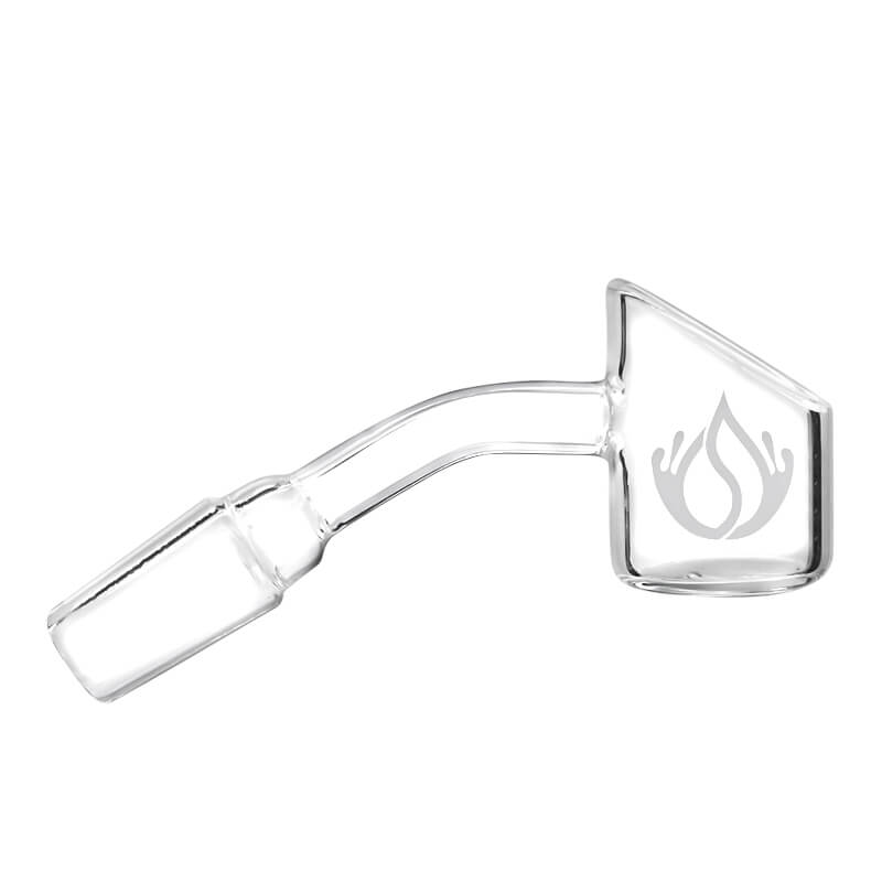 Social Side Car Wide 45 Degree Quartz Banger (Q511) | 14mm | Male product image