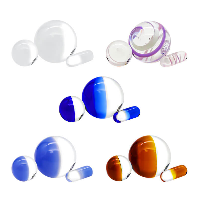 Marble Pearl Kit for Terp Slurper with Pill (Q139) | 3 Piece Set | Assorted Colors product image