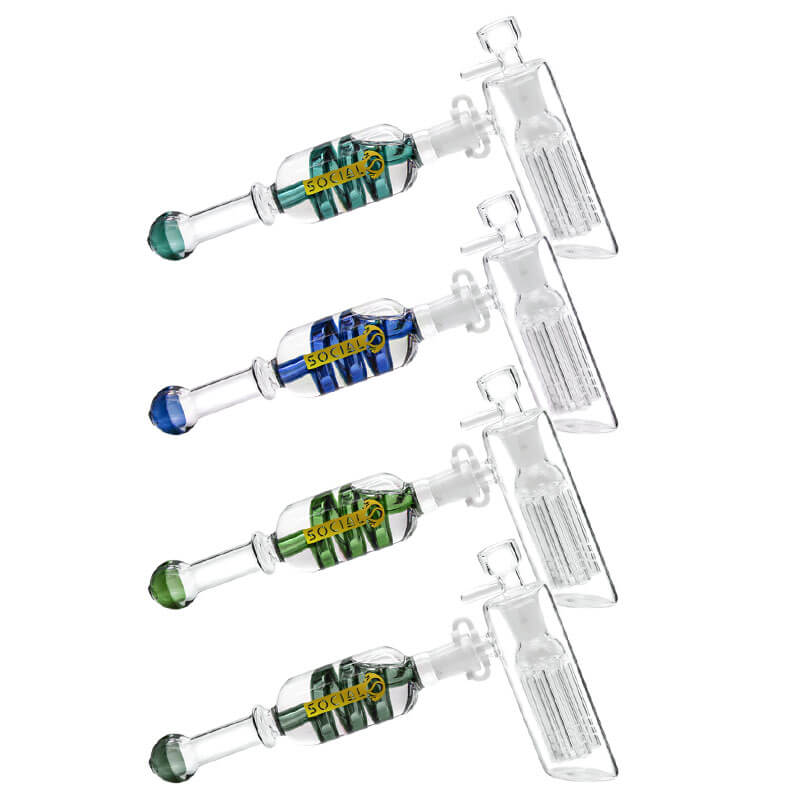Social Gel Series BASILISK with Coil Perc and Removable Bowl (SO-HP-10) | 8 inch - image 1 of 5