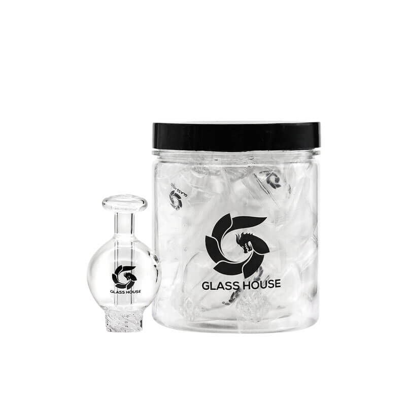 Glass House Diffused Bubble Carb Cap (CCG-049) | 12 Count Display product image