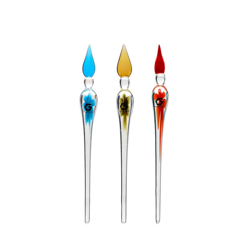Glass House 3D Pointed Glass Dabber (GD-86) | Assorted Colors product image