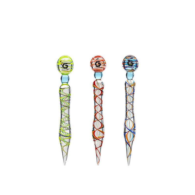 Glass House Spiral Ball Pen Dabber (GD-85) | Assorted Colors product image