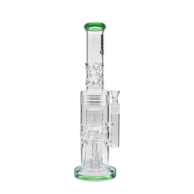 Social CENTAUR Triple Matrix with Barrel Perc Waterpipe (A811) | 18 inch | Assorted Colors - image 5 of 6