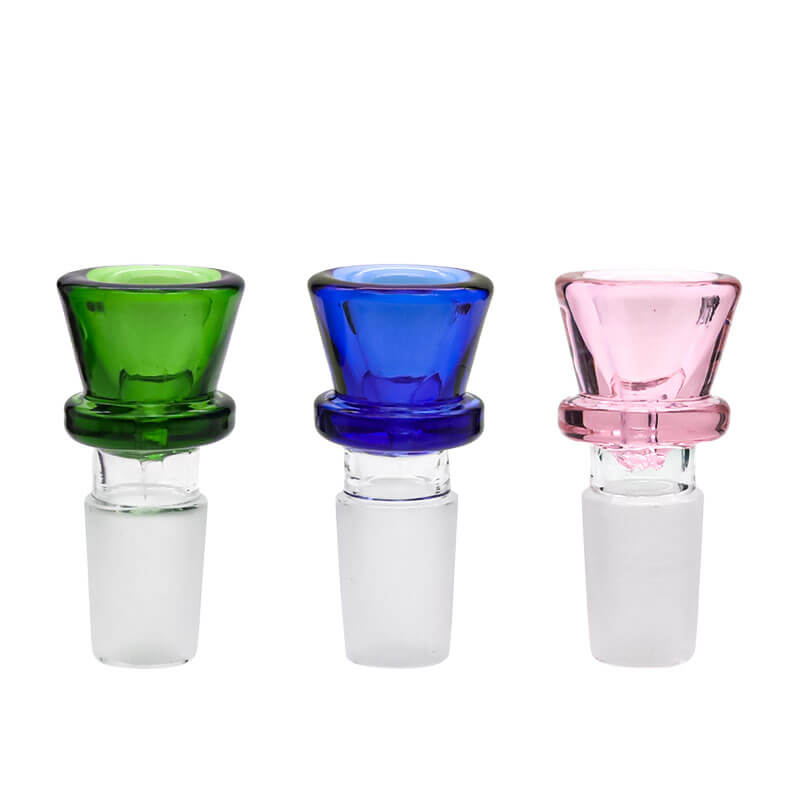 Ringed Colored Bowl (Q447) | 18mm | Male | Assorted Colors product image