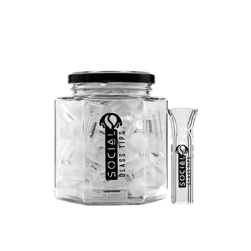 Social Glass Flat Tips (SGT-01) | 50 Count Display - image 3 of 6