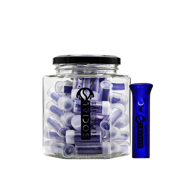 Social Glass Flat Tips (SGT-01) | 50 Count Display - image 6 of 6