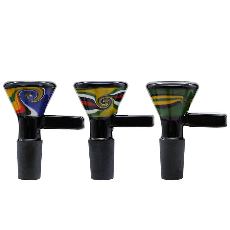 Wig Wag Bowl with Cone Handle (ESBW2127) | 14mm | Male | Assorted Colors product image