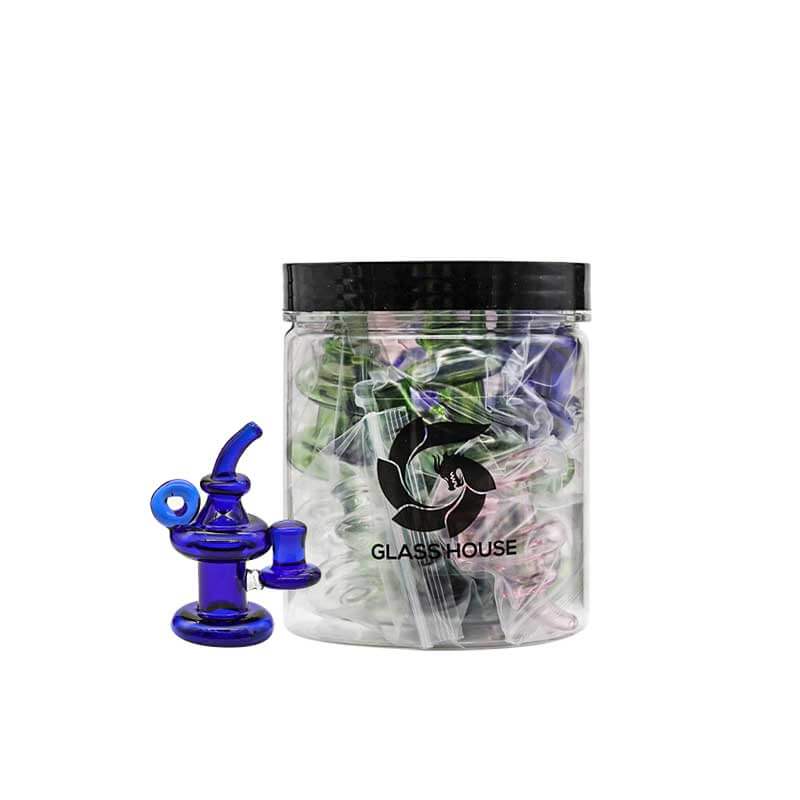 Glass House Mini Rig Carb Cap (CCG-027) | 12 Count Display product image