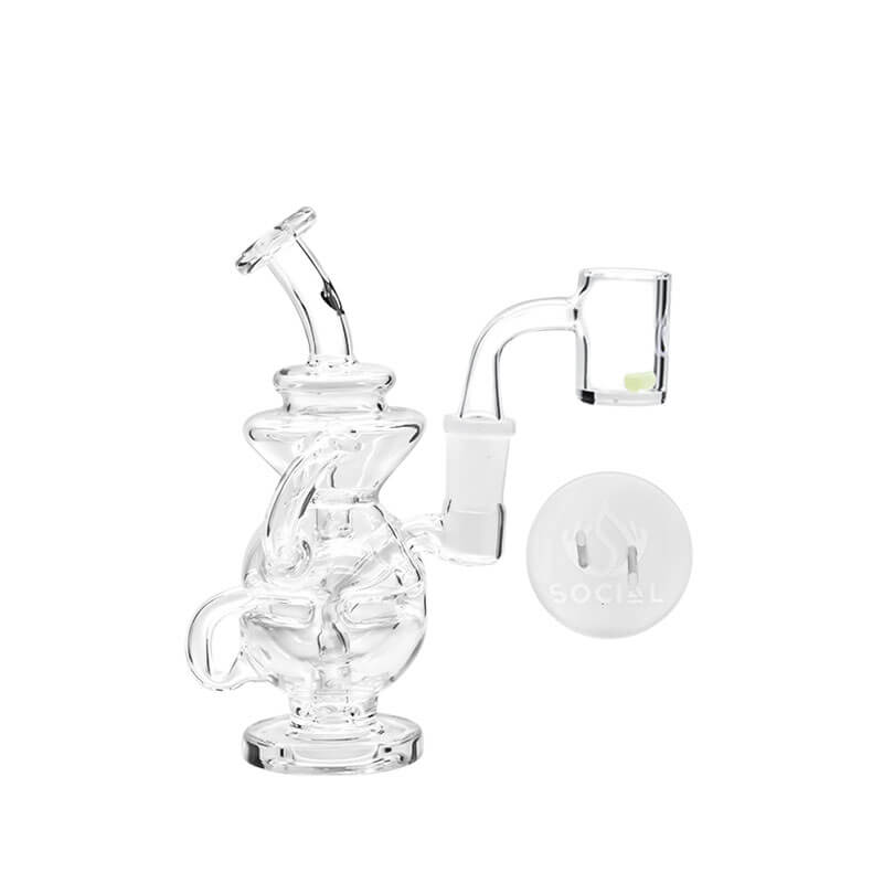 Social AEON Recycler Mini Rig Kit Waterpipe (A975) | 6.5 inch product image